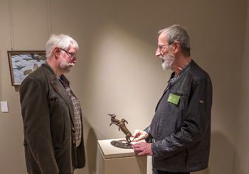 Jochen P. Heite mit Werner Siemers im Gespräch