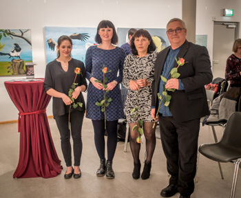 Sarah Zucker, Janina Otto, Manuela Meier und Frank Meier