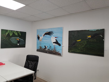 Kunstausstellung von Frank Meier in Bernau