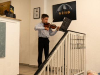 Jan Heise mit Geige