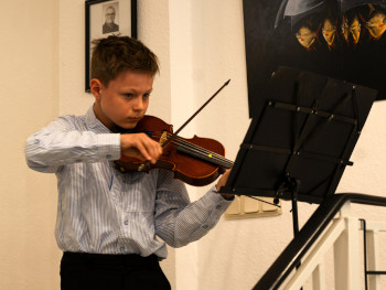 Jan Heise an der Violine