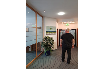 Frank Meier in der Sparkasse Bad Sachsa
