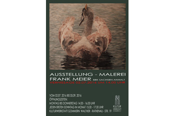 Frank Meier, Kulturwerkstatt Gommern, Flyer